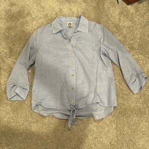 Anne Klein women’s blue blouse